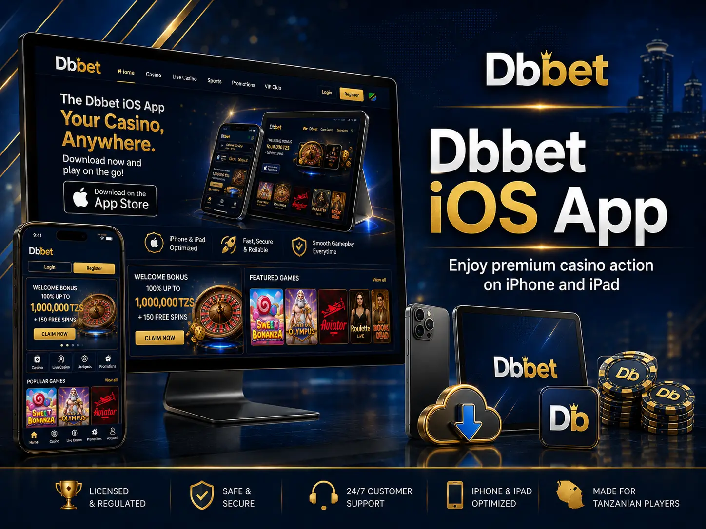 Dbbet iOS Mobile Access in Tanzania