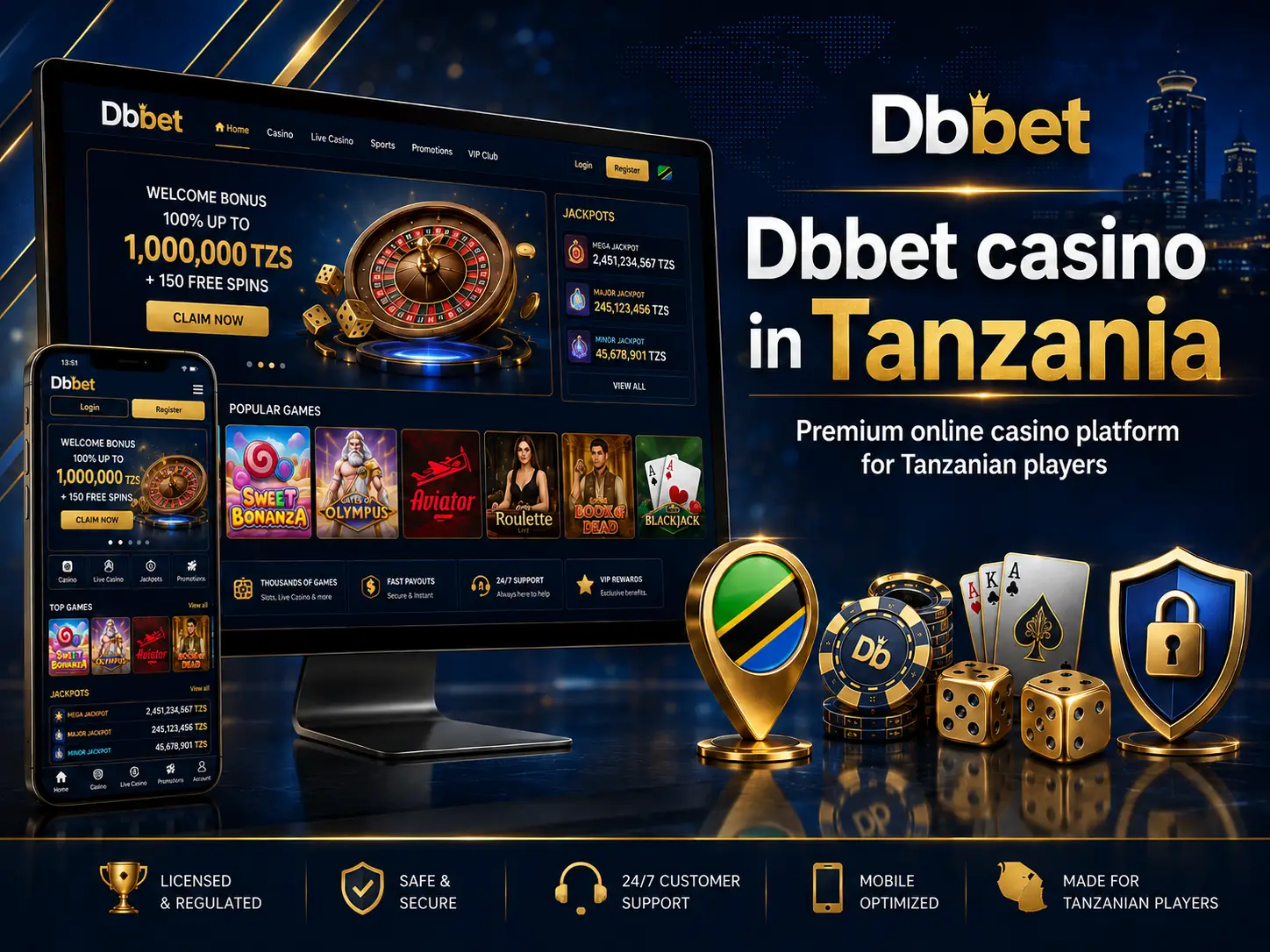 Casino Games in Tanzania Dbbet Casino