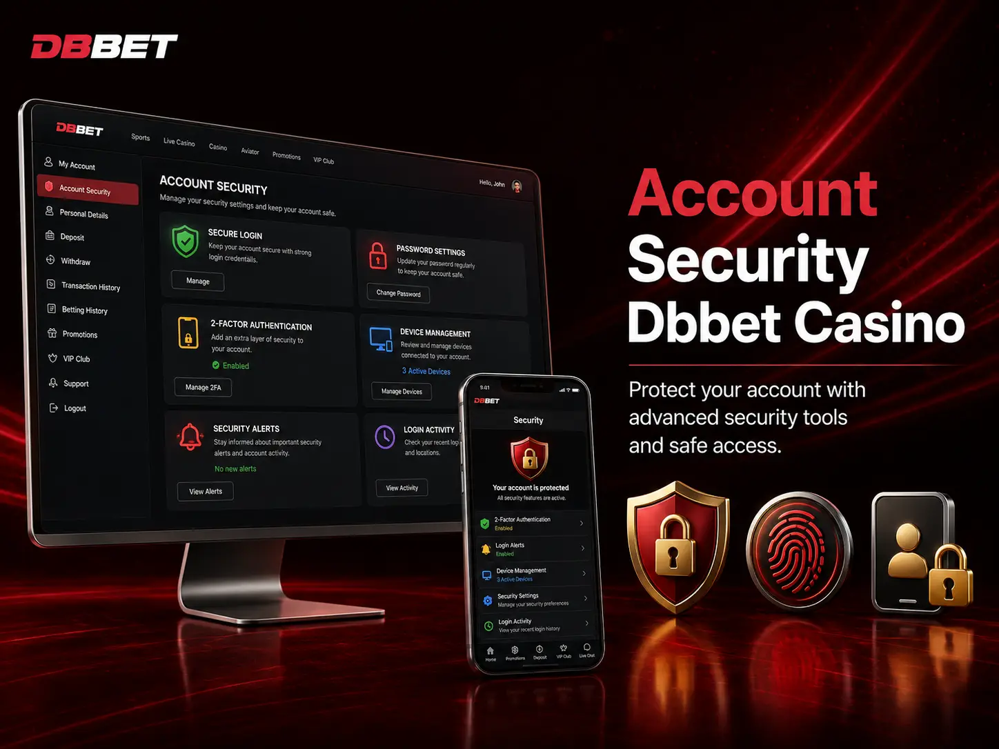 Account Security and Identity Verification Dbbet
