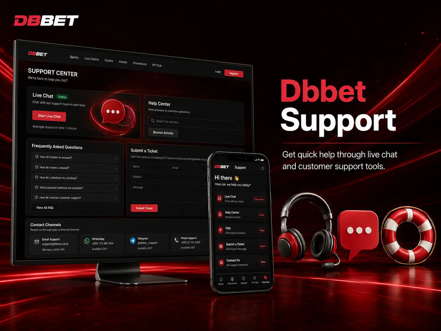 dbbet Customer Support Help for New and Existing Players