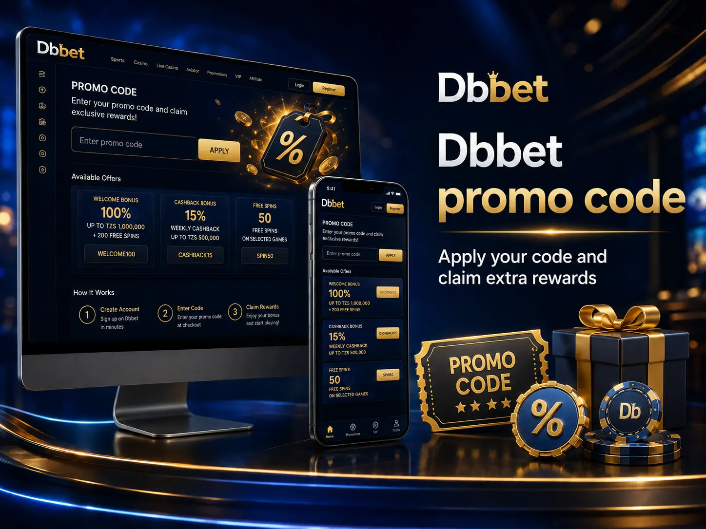 Dbbet Promo Code for New Player Bonuses